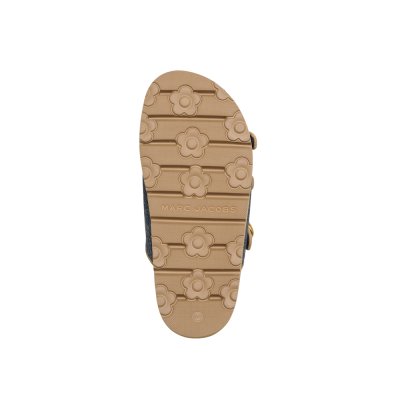 THE DENIM SUEDE KIKI SLIDE